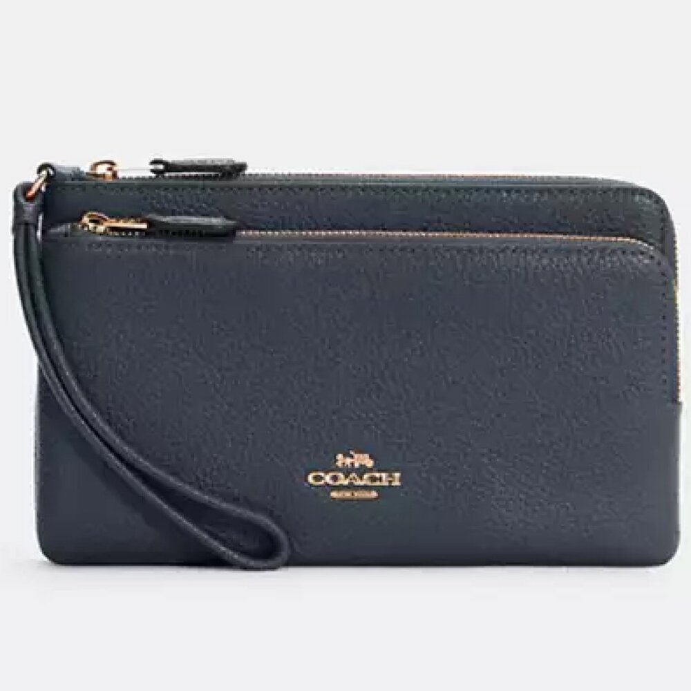 NWOT Coach Double Zip Wallet